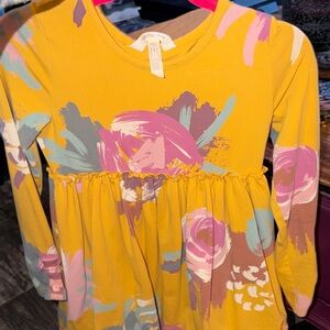 Matilda Jane Yellow and Pink Kids Casual Dress